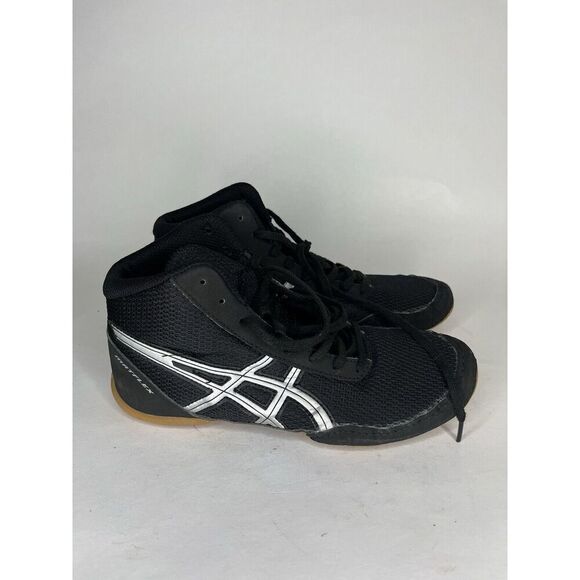 Asics Black Synthetic Lace Up Athletic Wrestling Shoes Women Sz 36EU/5M US - Picture 3 of 11